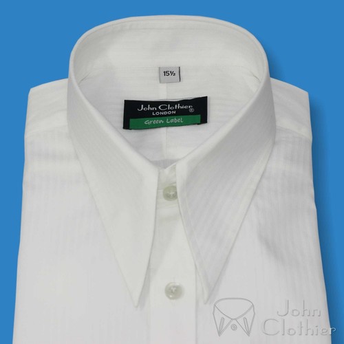 Spearpoint collar shirt White stripes 