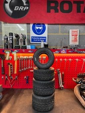 USED  MOJO W5 WET  TYRES - ROTAX - FAST POST - WHITE BAR CODE - UK