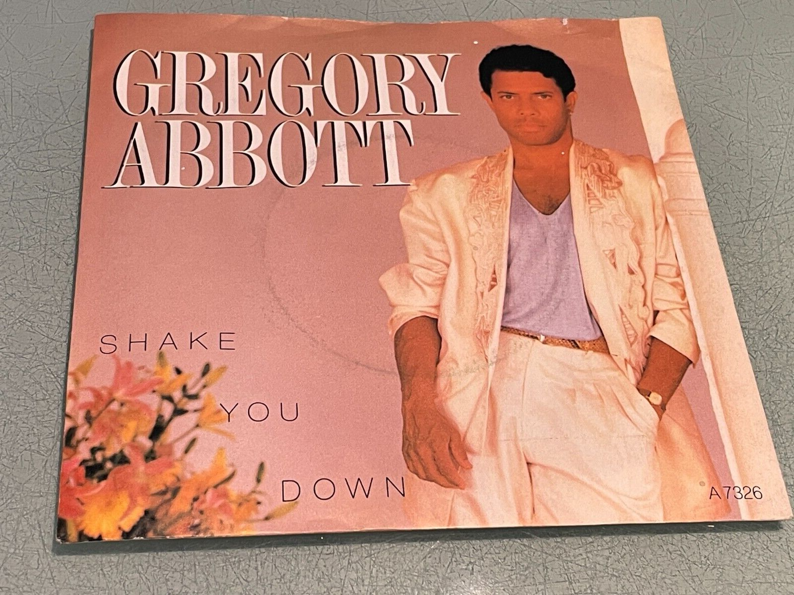Gregory Abbott - Shake You Down - Vinyl Record 7"" Single - 1986 CBS - A 7326