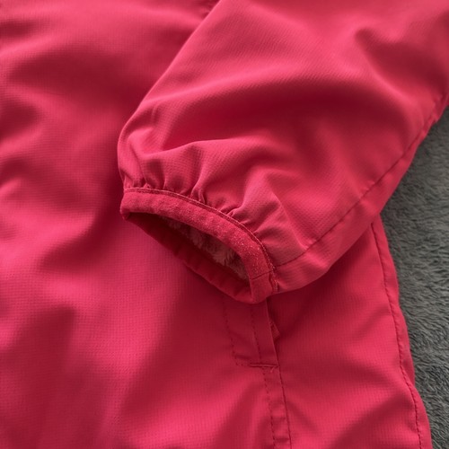 The North Face Girls Jacket S 7/8 Hot Pink Fleece Lined Full Zip Jacket - Picture 3 of 13