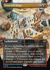 MTG Frostcliff Siege (Borderless) Dragonstorm #0385 RARE