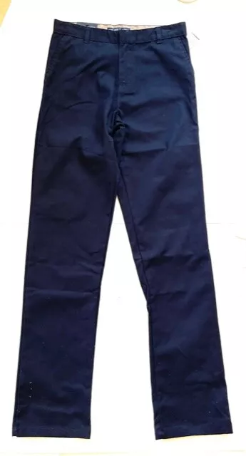 NWT US Polo Assn Men Pants Flat Front Navy Blue EE Size 20