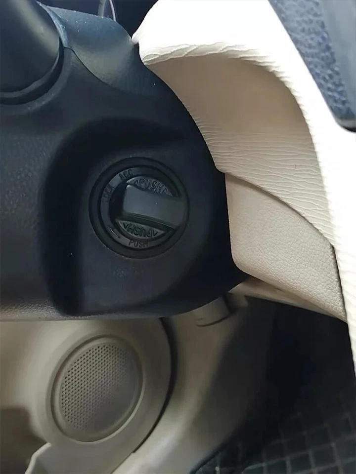 Keyless Ignition Start Switch Knob Cap & Insert for Mazda MX-5 RX-8 CX-7 CX-9 US Foto 2 de 4