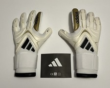 Adidas Copa GL Pro Goalkeeper Gloves White/Gold Metallic JZ5793 Size 8