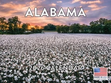 Alabama Calendar 2026 Monthly Wall Calender 12 Month 12x18