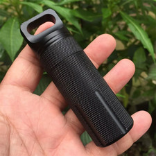 High Quality Aluminum Survival Capsule Holder EDC Survival Kit Capsule Seal Bott