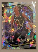 2025 WNBA Panini Prizm Aziaha James RC #83 Cracked Ice - Wings 
