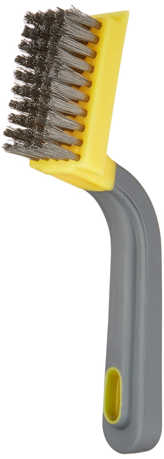 Amazon Basics Soft Grip Wide Stainless Stripper Brush Black yellow 5290₽