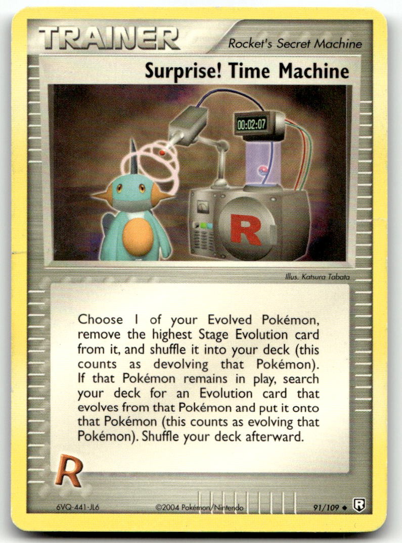 Surprise! Time Machine 91/109 EX Team Rocket Returns Uncommon MP