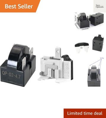 Refrigerator Compressor Relay and Overload Kit Refrigerator Starters QP2-4R7 ...