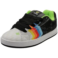 DC Shoes Ken Block 43i Court Graffik Mens Skate Sneakers in Black White Multi