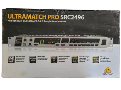 Behringer SRC2496 ULTRAMATCH PRO 24-Bit / 96KHZ A/D-D/A Sample