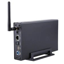 3.5" External Hard Drive HDD Enclosure 300Mbps Streaming Server and Storage RJ45