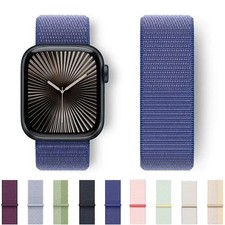 Nylon Sport Strap Compatible With Apple Watch Series 11 10 9 8 7 6 5 SE 38-49mm