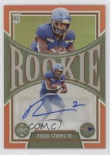 2022 Legacy Rookies Premium Penmanship Orange 96/149 Pierre Strong Jr Auto 0ys7