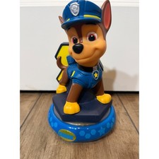 Nickelodeon Paw Patrol Chase Night Light Blue Police Dog Bedside Lamp 18785