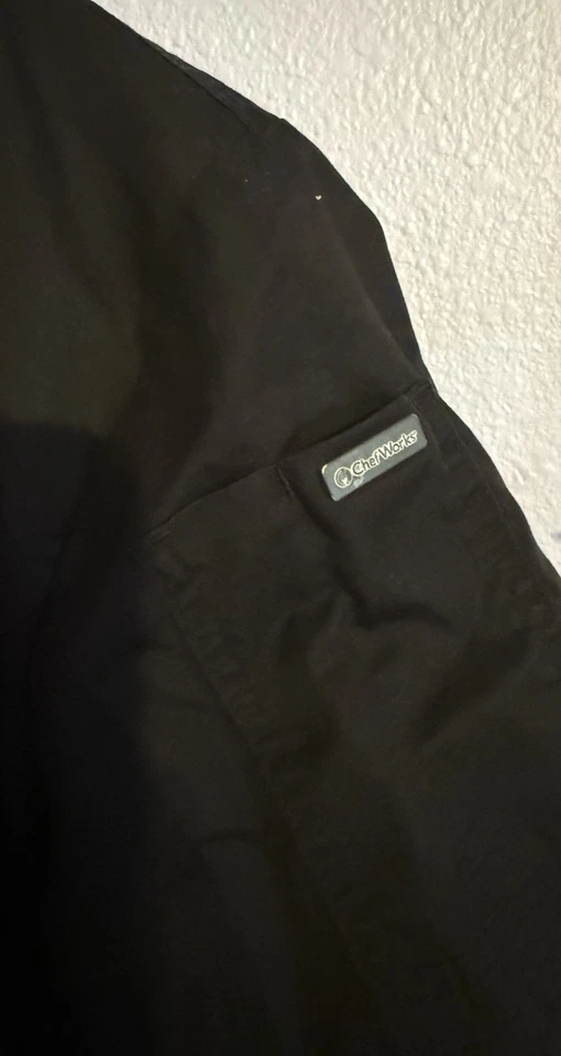 Women’s Chef works Black Short Sleeve Shirt Size Small - Image 3 of 4