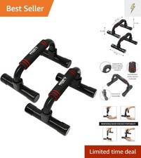 Ultimate Push Up Bars for Upper Body Workouts - Wrist Protection Included