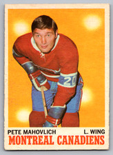 1970-71 O-PEE-CHEE #58 PETE MAHOVLICH CANADIENS