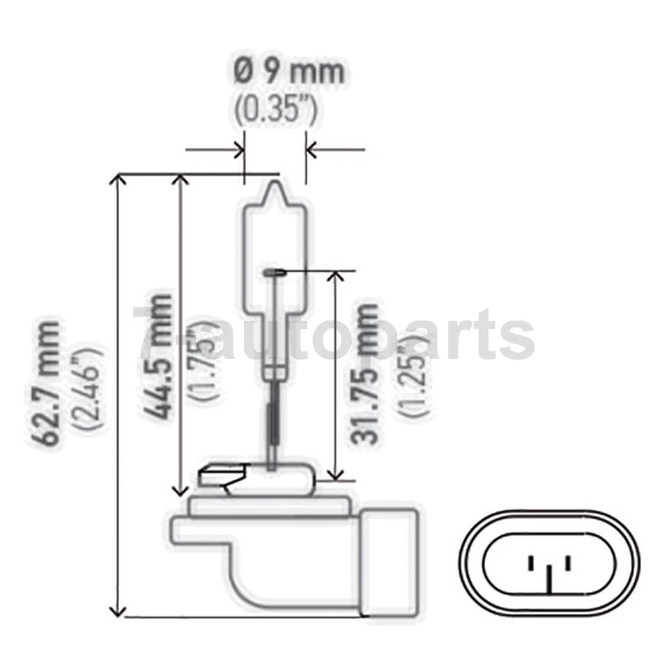 Передняя противотуманная лампа Hella подходит для Chrysler Sebring 2001-2002 - Изображение 3 из 4
