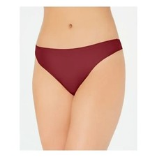 CHARTER CLUB Intimates Burgundy Solid Everyday Underwear Savory Wine SMALL
