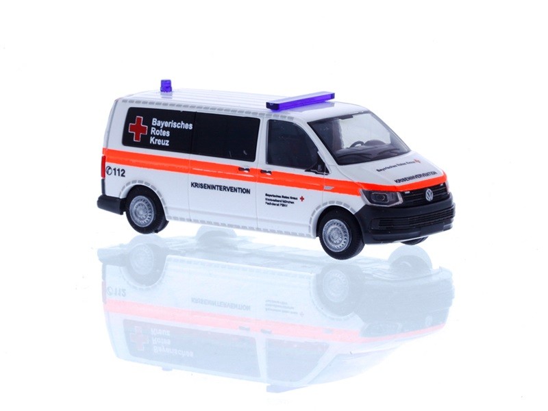 Rietze 53946 - 1/87 Volkswagen T6 BRK Munich Crisis Intervention - New