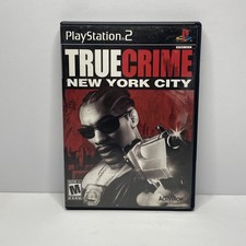 True Crime New York City PS2 PlayStation 2 Complete Authentic Black Label