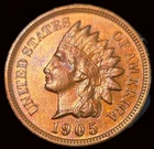 1905 Indian Head Cent - Uncirculated RED BEAUTY - FREE SHIPPING