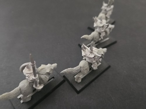Marauder Goblin Wolf Riders X4 Warhammer Old World Metal Citadel Miniatures OOP - Picture 10 of 12