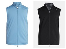 New Birdie Bound Reversible Lightweight Vest Light Blue Black