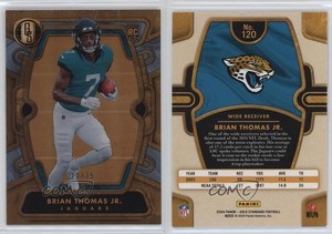 2024 Panini Gold Standard Rookies Platinum /75 Brian Thomas Jr #120 Rookie RC