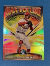 2025 Bowman Chrome Max Volume Quinn Mathews #MV-10 St. Louis Cardinals NM-MINT
