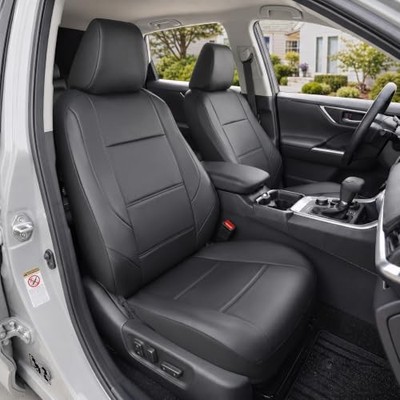 2 Pcs Front Seat Covers for Nissan Rogue Altima Sentra Versa Kicks Frontier Mura