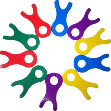 Honbay 20PCS Plastic Colourful Large Yarn Blue, Green, Purple, Red, Yellow 