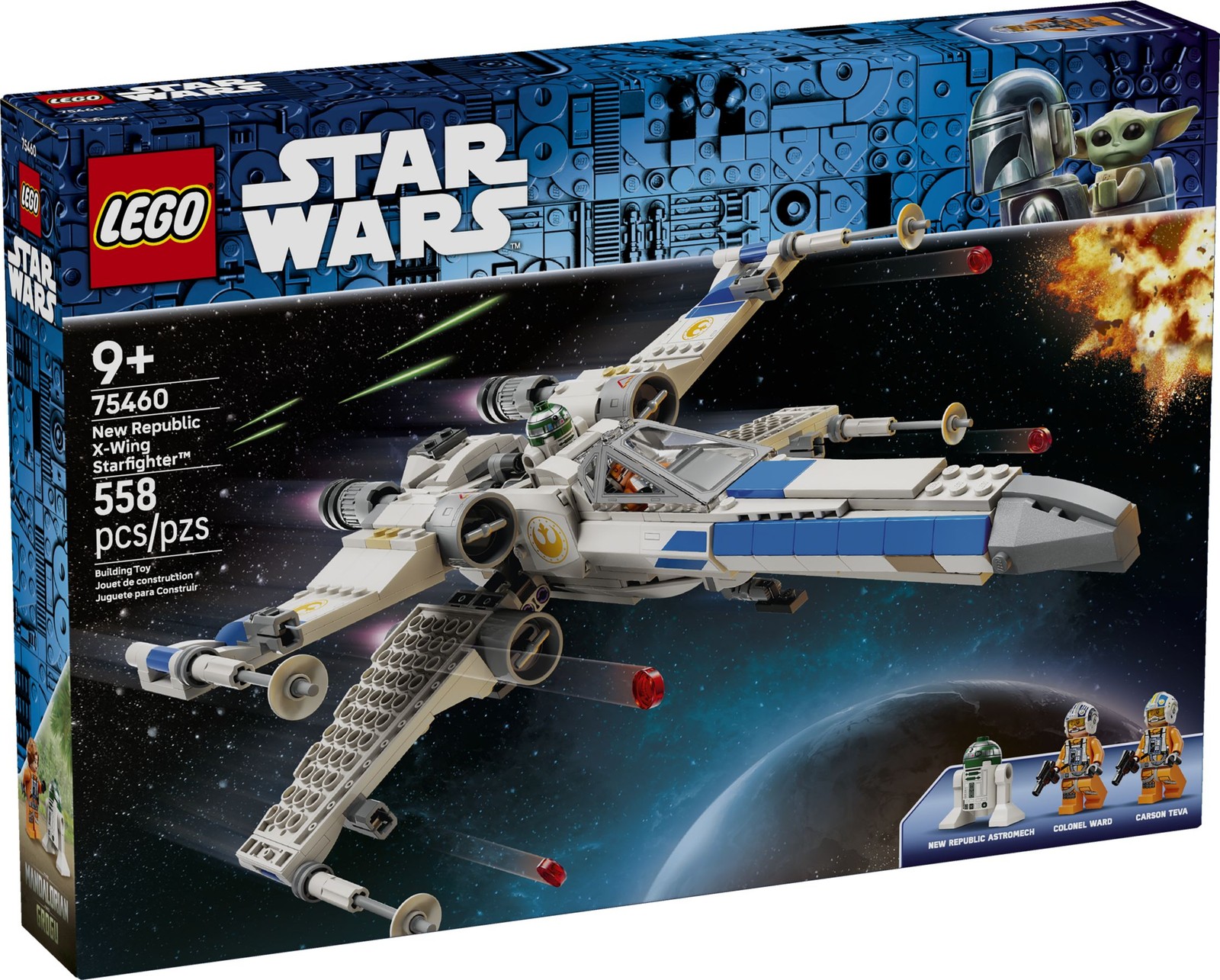 Lego® Star Wars™ Blau 75460 Neuer Republikanischer X-Wing Starfighter™ - Bild 4