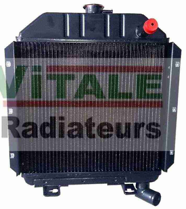 Radiateur eau pour tracteur McCormick 353 et 453 aux finitions premium