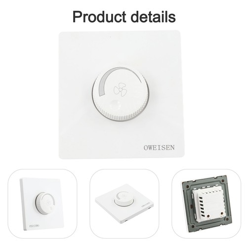 Maximize Energy Efficiency with AC 220V Dimmer Switch for Lights and Fans - Zdjęcie 6 z 16