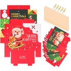 8pcs Weihnachtsgeschenkboxen Handheld Geschenkverpackungskästen dekorative