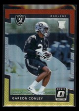 2017 Donruss Optic #130 Gareon Conley Red and Yellow