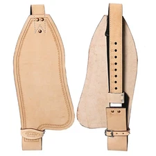 62HS Hilason Leather Saddle Replacement Fender Pair Hobble Strap