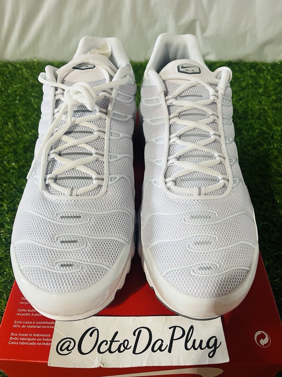 スニーカー NIKE AIR MAX PLUS WHITE 2019 604133-139 Size 10 - Nike Air Max Plus White for sale online | eBay