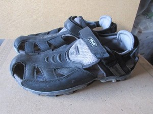 Men's Teva leather fisherman sandals, M 9.5, EU 42.5 - (P458)