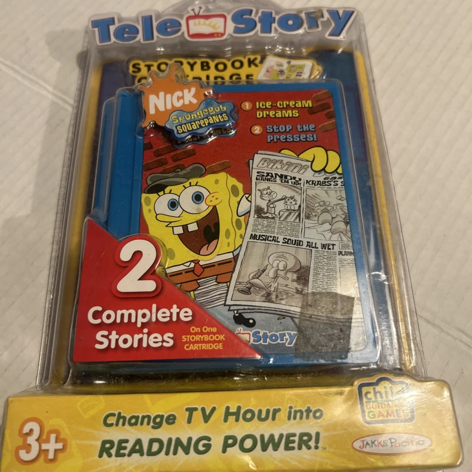 Tele Story SpongeBob Squarepants Story Book Cartridge - New in Sealed Package - Image 2 of 4