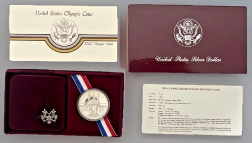 Photo of a 1984 Olympic Commemorative from an eBay listing that sold on Jun 27, 2026