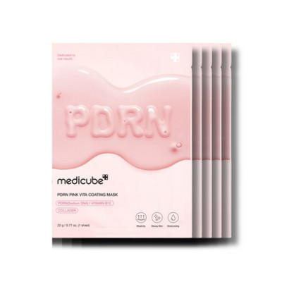 Medicube PDRN Vita Coating Mask (10 Sheets)   Whitening, Wrinkle & Firming