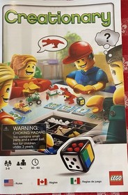 LEGO Creationary 3844 Retired w/Manual and Original Box (Incomplete) See Details
