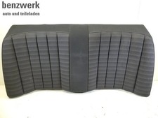 Mercedes W201 190 Mopf ab 08/88 Sitzlehne R&uuml;cksitzbank Stoff schwarz ??