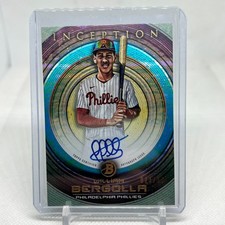 William Bergolla 2022 Bowman Inception Prospect Autograph Auto 023/200 White Sox
