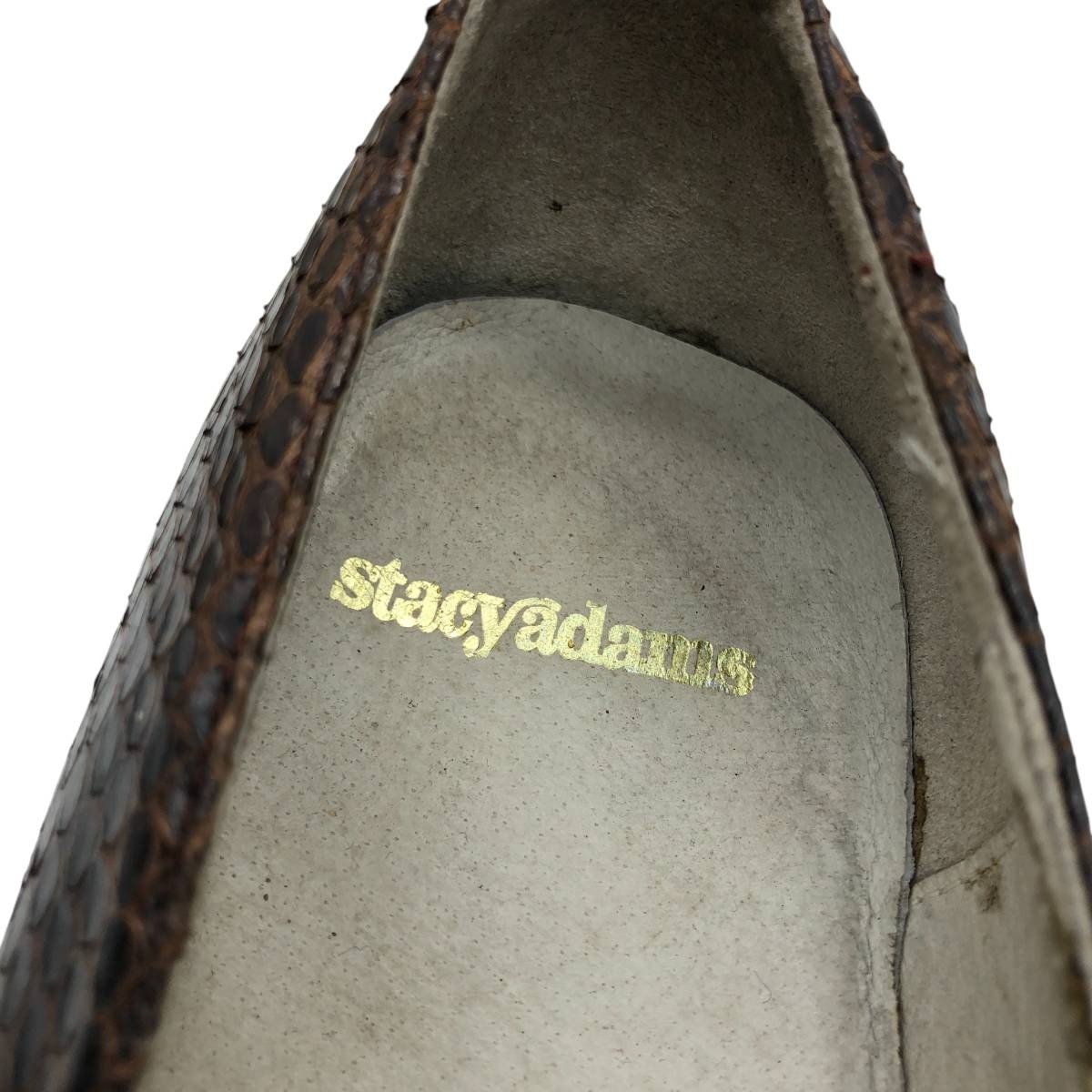 Stacy Adams Snake Print Python Pattern Tassel Loa… - image 12