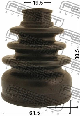FEBEST 0715-SX4R 5X19 Boot Inner CV Joint Kit 61.5X88. .5 For Suzuki SX4